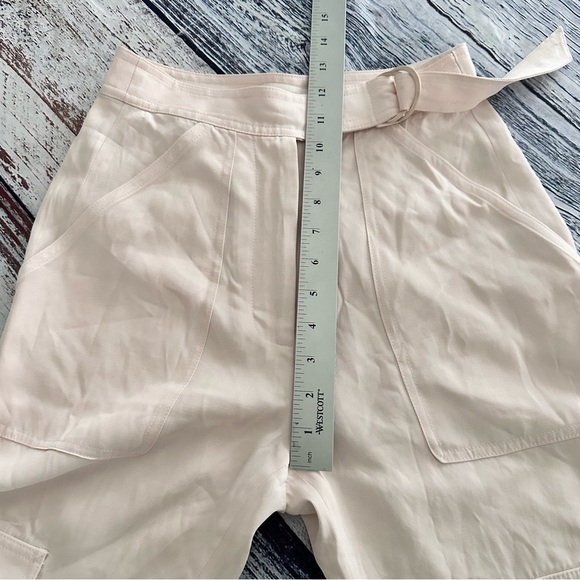 Jonathan Simkhai Light Pink Crepe Cargo Pants​​​ - Picture 14 of 15
